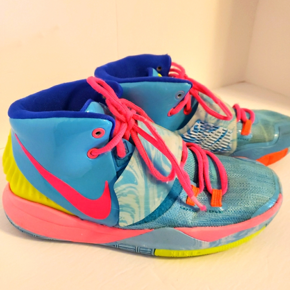 2019 Nike Kyrie Irving 6 Pool Blue Youth Sneakers